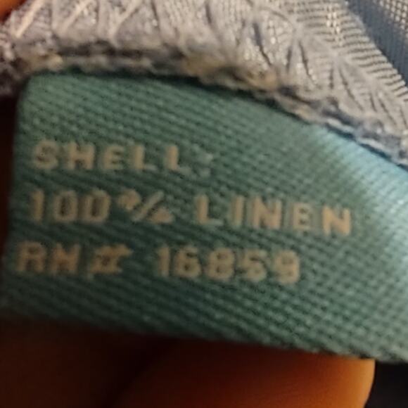 J. McLaughlin Taylor EOE Sky Blue 100% Linen Trouser Pants Size 14 - Picture 16 of 16